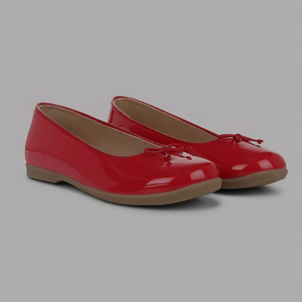 Dr. Scholls Red Patent Leather‎ Ballet Flats